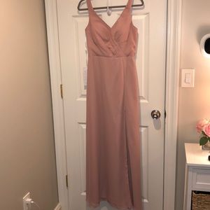 JJ’s House Dresses - V-Neck Long Chiffon Bridesmaid / Prom Dress JJ’s House Dresses - V-Neck Long Chiffon Bridesmaid / Prom Dress